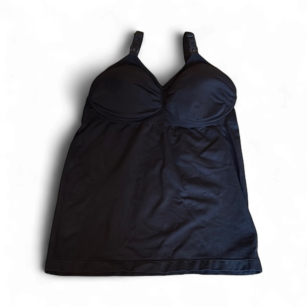 Kindred Bravely- XL Maternity-Nursing  Black Tank Top